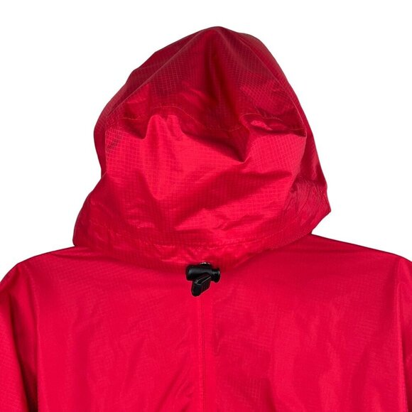 Moonstone Goretex Jacket Rain Coat Small Red Hood Nylon Shell Ripstop Gorpcore - Picture 11 of 16